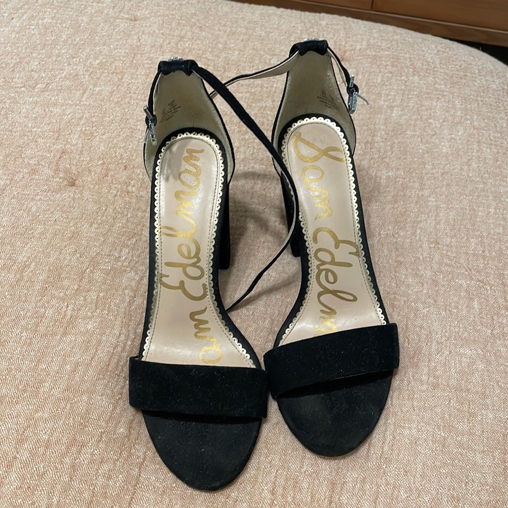 Black Sam Edelman Block Heels